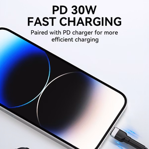 Wozinsky WNBCL2 кабель Lightning USB-C PD 30W 2м - чёрный