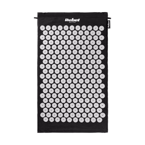 REBEL ACTIVE akupressuurimatt padjaga, 72 x 42 cm, hallid ogad