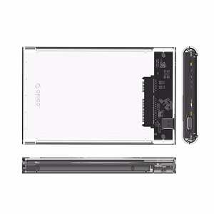 Orico 2139C3 2.5" HDD/SSD USB-C 5Gb/s kettaseade - läbipaistev