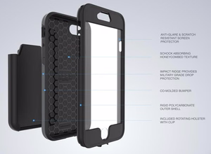 Incipio Performance Series Max ümbris iPhone 7-le, valge / sinine