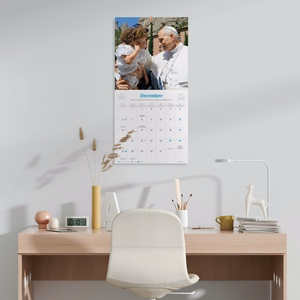 Wall calendar for 2027 Pope Leo XIV 30x30 cm
