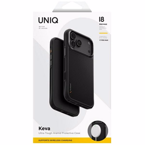 Uniq Keva Magclick Charging ümbris iPhone 18 Pro Max / 17 Pro Max – must