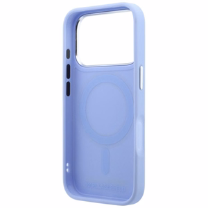 Helesinine KARL LAGERFELD ümbris IPHONE 18 Pro/17 Pro (Saffiano Classic Logo) jaoks, ühildub MagSafe'iga