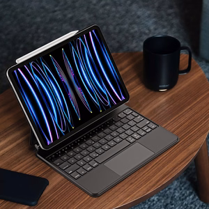 Dux Ducis Keyboard (MK Series) ümbris with Bluetooth keyboard jaoks iPad Air 4 / 5 / iPad Pro 11" 2018-2022 - must