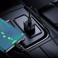 Borofone autolaadija BZ34A Cloud - Type C - PD 20W koos C-tüüpi C-tüüpi valge laadijaga