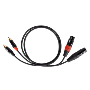 Cabletech XLR–2 RCA ühenduskaabel, 1 m