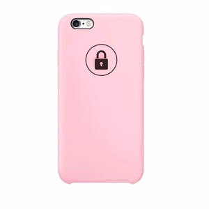 Telefoniümbris „Silicone Case“ iPhone 6 (iPhone 6S) jaoks / heleroosa / pakendis