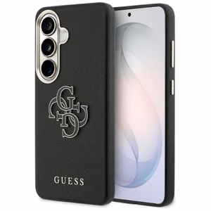 Guess ümbris Grained Big 4G Metal Logo for Samsung Galaxy S26 must