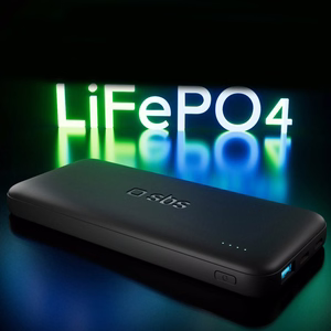 SBS Infinity Power Bank 10000mAh 10W LiFePo₄ USB-A USB-C - Black