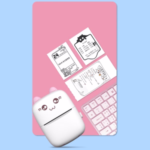 HURC9 Bluetooth Mini Kitty termoprinter rakendusega - roosa