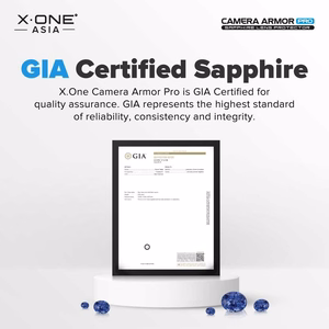 X-ONE Sapphire Camera Armor Pro - jaoks iPhone 17 Pro - hõbedane