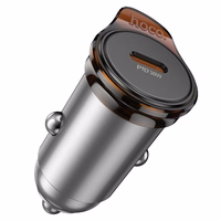 Car laadija Hoco USB C QC PD 30W NZ16 metall hall