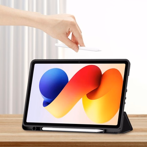 TechProtect SmartÜmbris Pen Ümbris jaoks Xiaomi Poco Pad M1 / punanemi Pad 2 Pro 12.1 - must