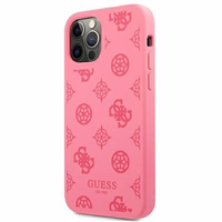 Guess GUHCP12LLSPEFU iPhone 12 Pro Max 6.7" fuksiat/fuksiat värvi kõva ümbris Peony Collection
