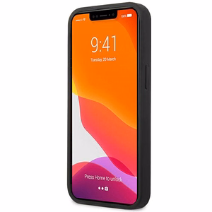 AMG AMHCP14MGSEBK iPhone 14 Plus 6,7 "must / must hardcase Leather Debossed Lines