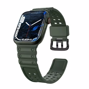 Strap Triple Protection jaoks Apple Watch 38 / 40 / 41 mm band bracelet - roheline