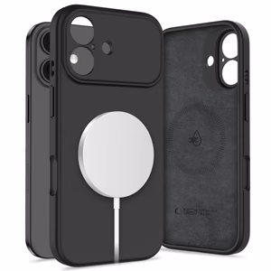 Tech-Protect Silicone MagSafe Ümbris jaoks iPhone 17 - Must