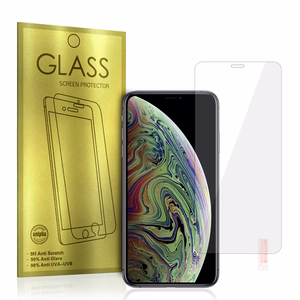 Закалённое стекло Gold для Iphone X/XS