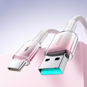 Joyroom S-A42 3A USB-A USB-C Kaabel 1.2m biały