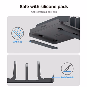 SPIGEN LD208S4 VERTIKAALNE SÜLEARVUTI ALUS SPACE hall
