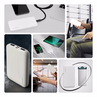 Wozinsky Powerbank Li-Po 10000mAh 2 x USB valge (WPBWE1)