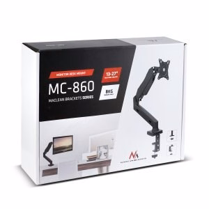 Maclean MC-860 monitor mount / stand 68.6 cm (27") must Desk