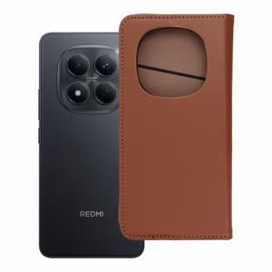 Чехол-флип для Xiaomi Redmi NOTE 15 5G Smart Pro Book кожаный коричневый