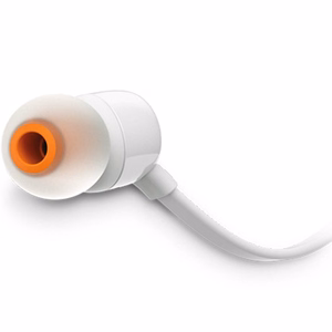 JBL T110 Wired In-Ear Headphones Mini Jack 3.5mm - White