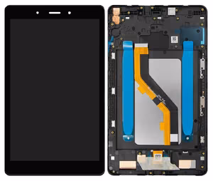LCD ekraan Samsung T295 Tab A 8.0 LTE 2019 puuteekraani ja raamiga must (taastatud) ORG
