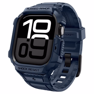 SPIGEN RUGGED ARMOR “PRO” V2 APPLE WATCH 10 / 11 (42 MM) tumesinine