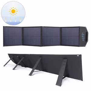 Choetech SC009-V2 solar foldable Laadija 100W USB-C / 2x USB-A PD QC - must