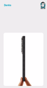 Benks Magnetic Armor Air Armor Grid Kevlar Ümbris Metal Frame 600D (E049) for Samsung Galaxy S26 Plus must