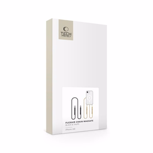 Tech-Protect FlexAir Chain MagSafe iPhone 16e Ümbris - Must/Beige