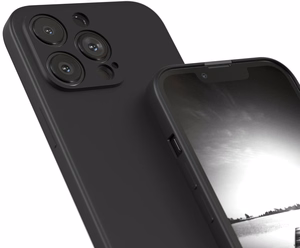 Liquid Silicone 1,5 mm ümbris Xiaomi Redmi A7 Pro 4G/5G mudelile, must