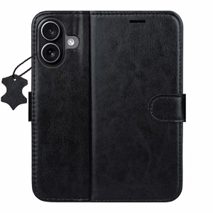 Smart Luxe nahast ümbris iPhone 17 6,3" must