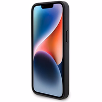 BMW Leather Carbon ümbris jaoks iPhone 15 Pro Max - must