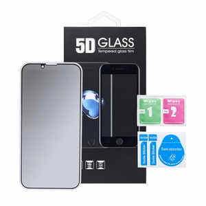 5D Full Glue Karastatud klaas - jaoks iPhone 13 Pro Max (Privacy) must
