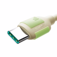 Joyroom S-A53 60W USB-C Kaabel - USB-C with fluorescent tip 2 m - beige