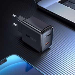 Acefast Laadija GaN USB Type C 30W, PD, QC 3.0, AFC, FCP valge (A21 valge)