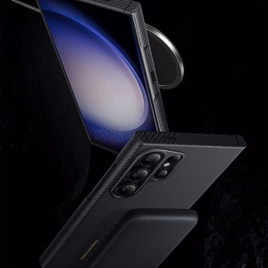 Benks Montage Magnetic Armor Air Kevlar Ümbris 600D (M040) jaoks Samsung Galaxy S24 must