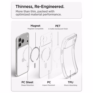 Spigen Ultra Hybrid MagSafe ümbris iPhone 18 Pro Max / 17 Pro Max jaoks, matt valge