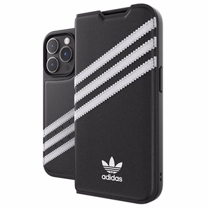 Adidas OR Booklet Ümbris PU iPhone 14 Pro must/valge 50196
