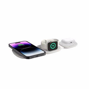 Tech-Protect QI15W-A32 3-in-1 Induktiivne Laadija koos MagSafe jaoks Smartphone / Apple Watch / AirPods - hall