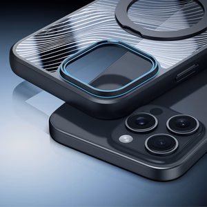 Dux Ducis Aimo Mag Ümbris with MagSafe and Stand jaoks iPhone 16 Pro Max - must