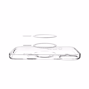 Spigen Ultra Hybrid Mag Чехол совместимый с MagSafe для iPhone 17 прозрачный золотой