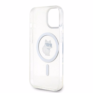 Karl Lagerfeld IML Choupette MagSafe ümbris jaoks iPhone 15 - läbipaistev