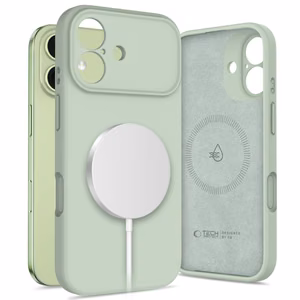 Tech-Protect Silicone MagSafe Ümbris jaoks iPhone 17 - roheline