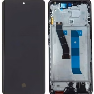 LCD ekraan Xiaomi Redmi Note 15 4G puuteekraaniga koos raamiga must OLED