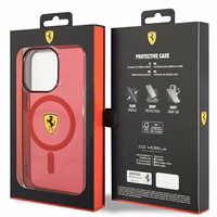 Ferrari FEHMP14XURKR iPhone 14 Pro Max 6.7" punane/punane hardcase Translucent Magsafe