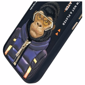 Nimmy Cool&Cute 2.0 Monkey ümbris jaoks iPhone 16 - must